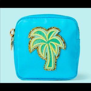 Stoney Clover Lane x Target - Mini Blue Pouch PALM TREE - Brand New!